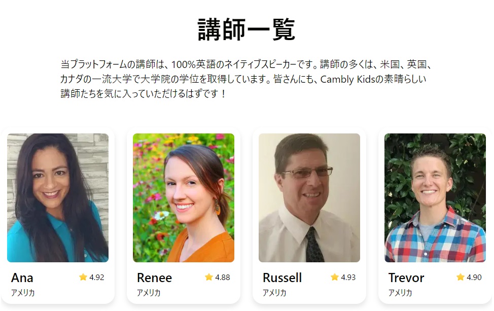 キャンブリーキッズ 3歳