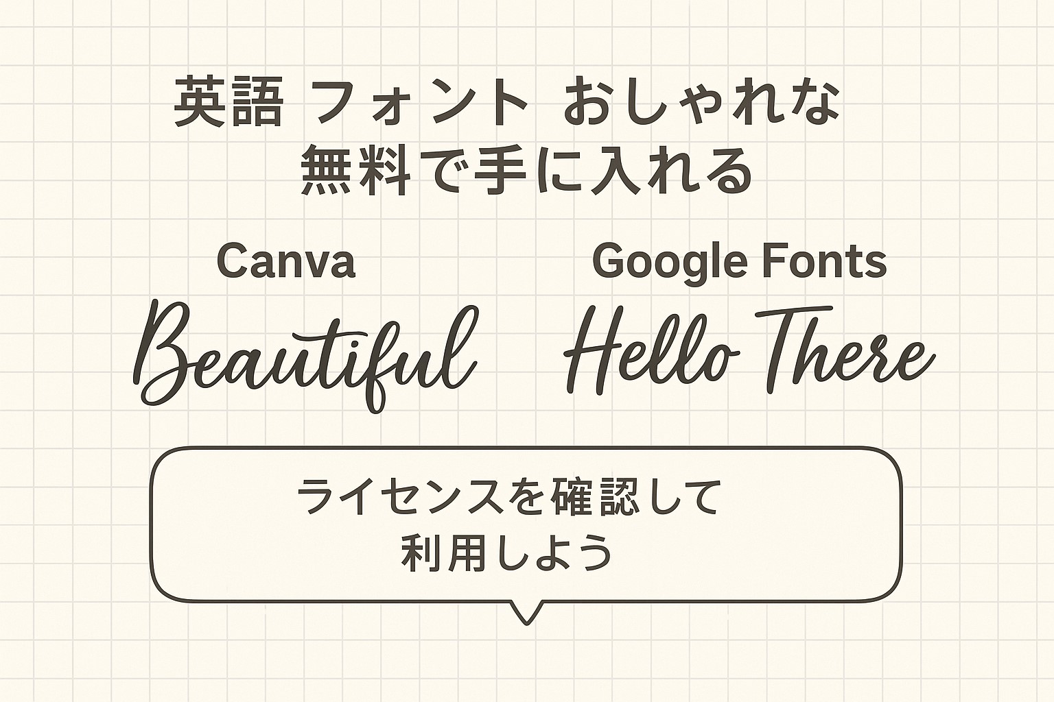 英語 フォント 手書き 簡単