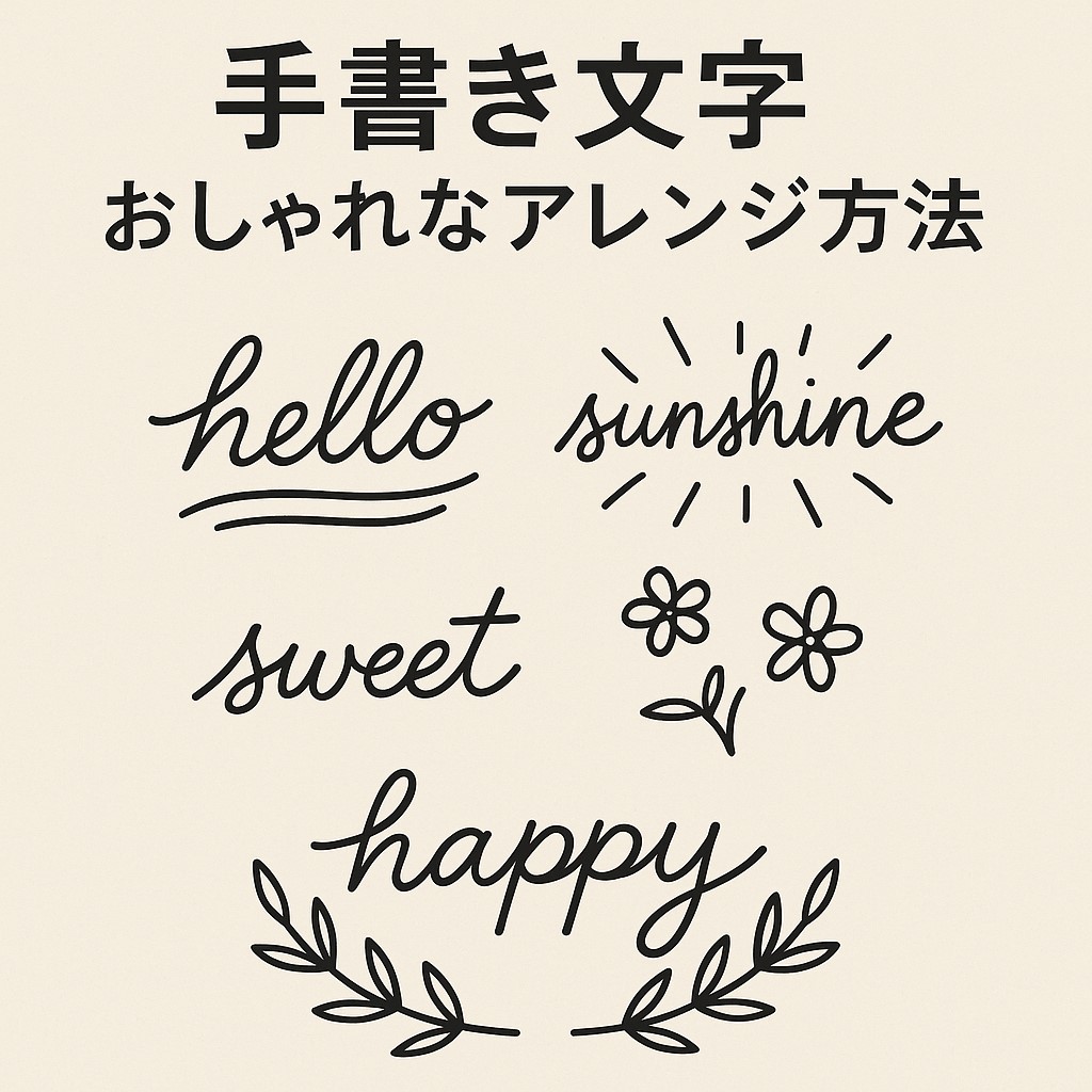 英語 フォント 手書き 簡単