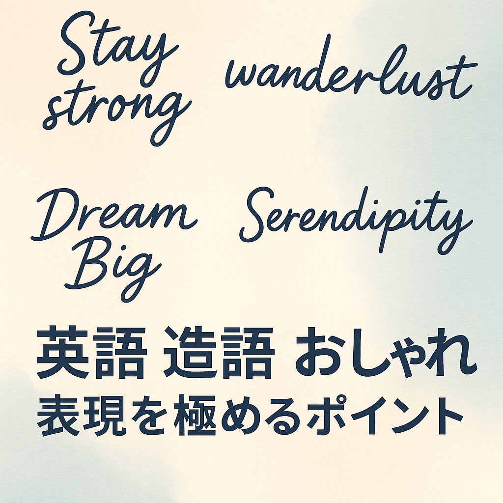 英語 造語 おしゃれ